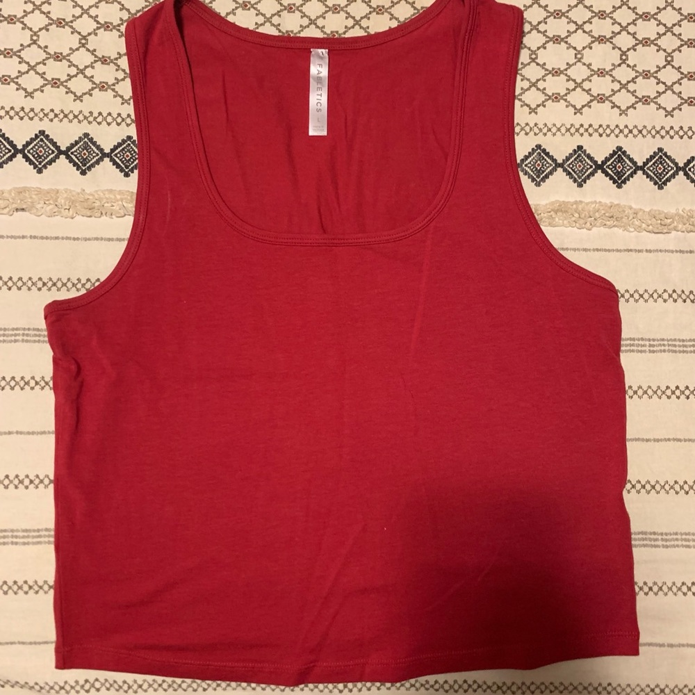 Fabletics Britt tank size large red
